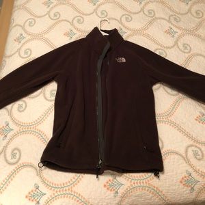 Chocolate brown north face fleece